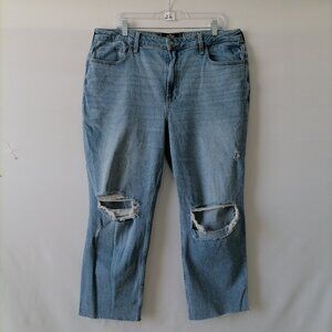 Vintage Hollister Womens Denim Blue Ultra High Rise Straight Jeans Size 33x25